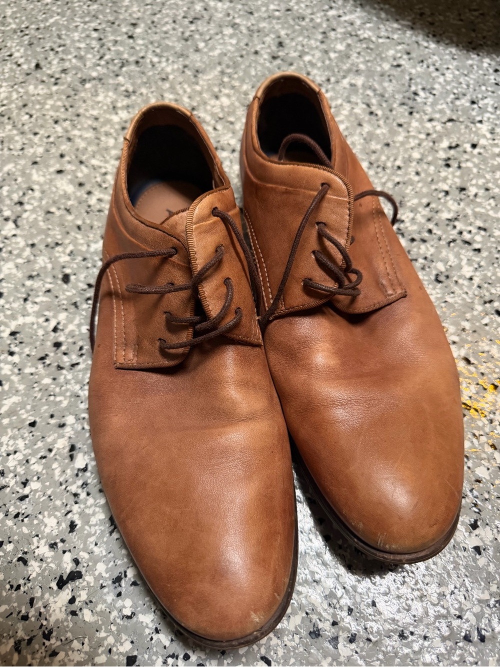 Aldo Men's Classic Tan Leather dress shoes